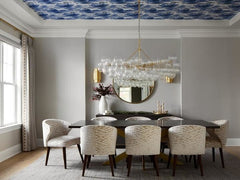 Arabelle 2Lt Wall Sconce - Gild/Burnished Silver Leaf