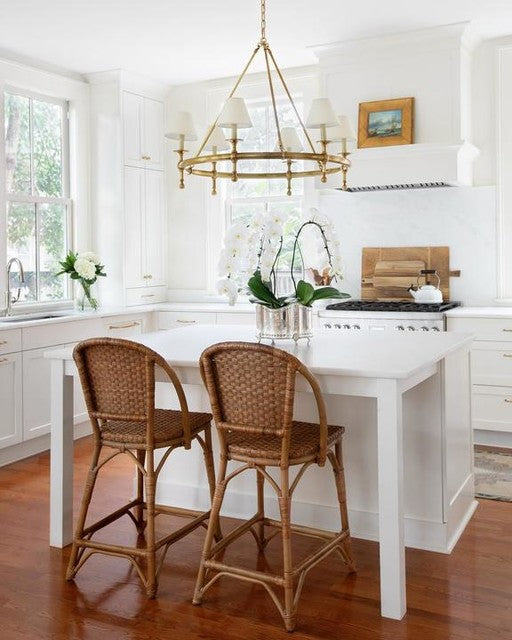 Classic 6Lt Ring Chandelier - Antique Brass/Bronze