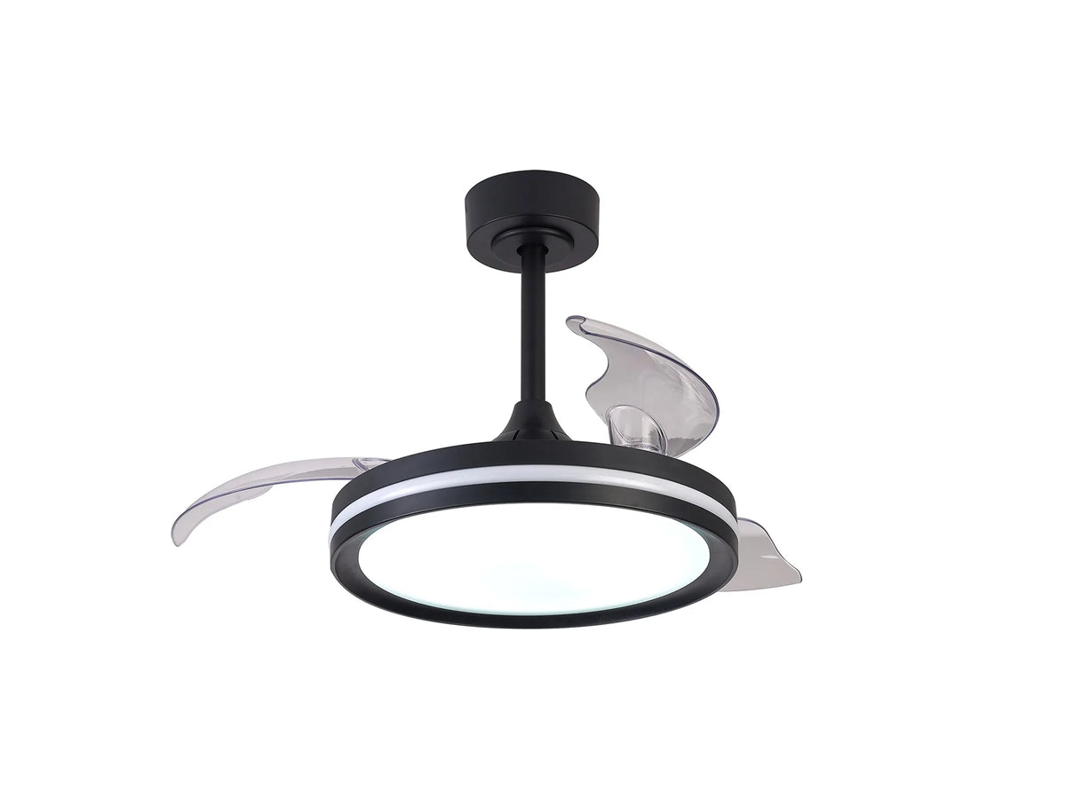North LED Light Fan W/ Remote Control - Various Colours