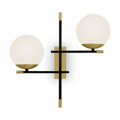 MAYTONI | 2lt Nostalgia Wall Lamp | Gold/Black - Cusack Lighting