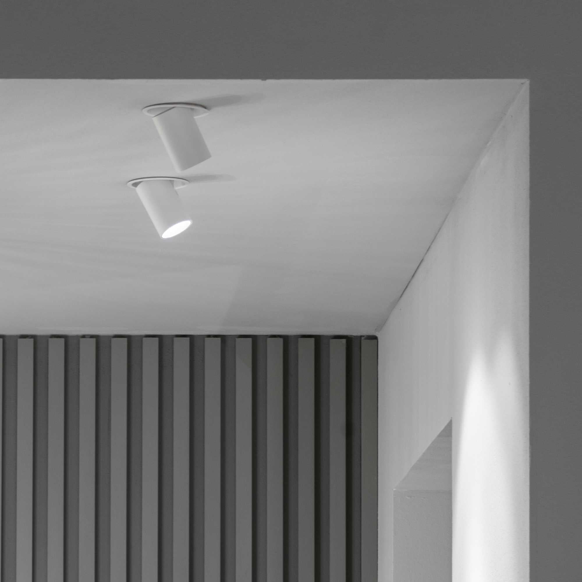 Nova Recessed Ceiling Light - Black/White Finish - Cusack Lighting