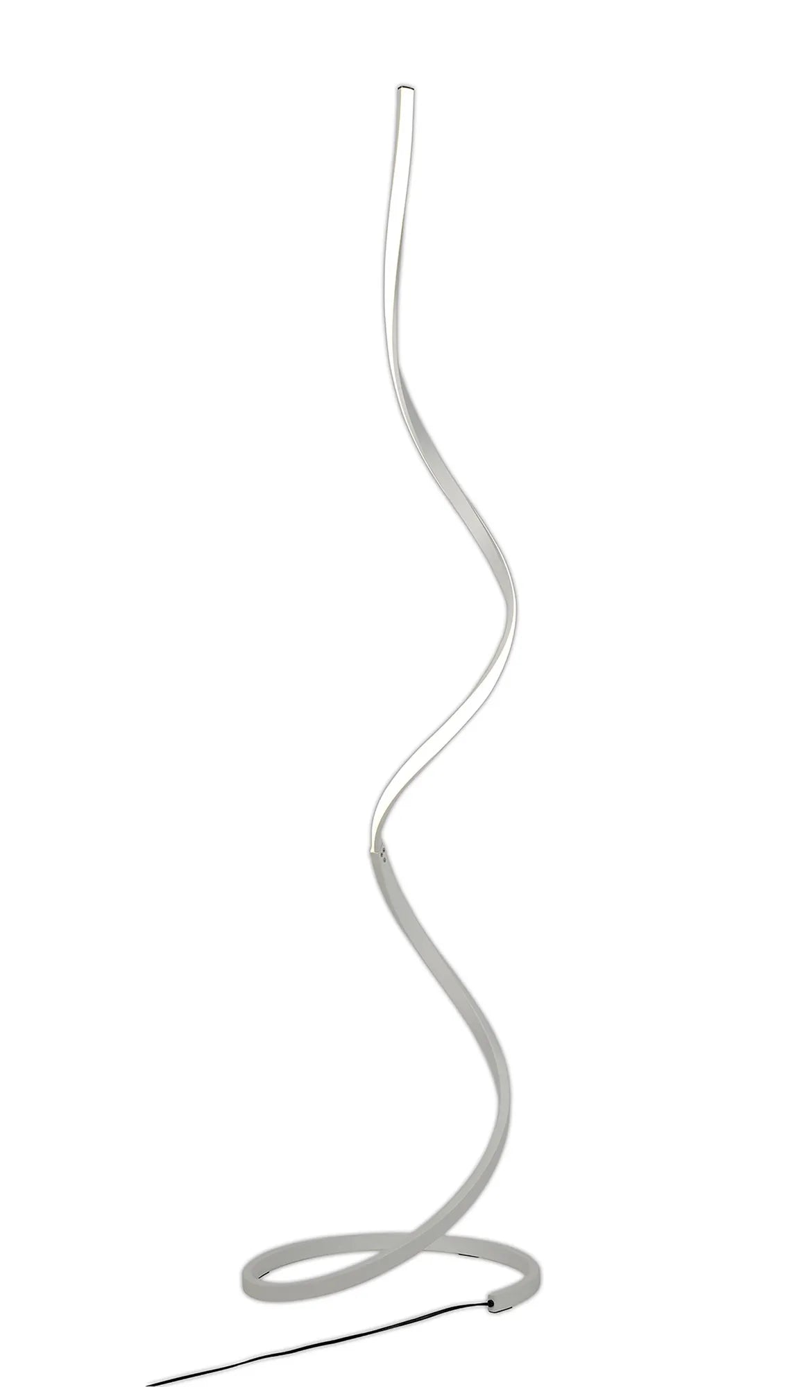Nur Blanco Floor Lamp- White/Frosted Acrylic