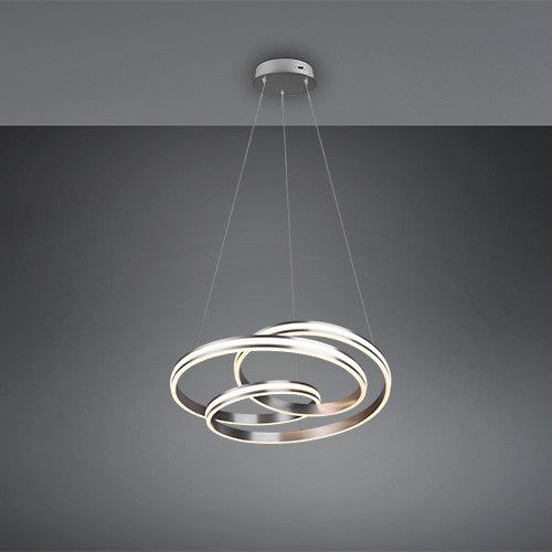 Nuria LED Hanging Light - Matt Nickel Finish