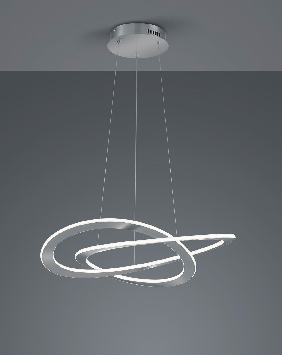Oakland LED Hanging Light - Matt Nickel Finish