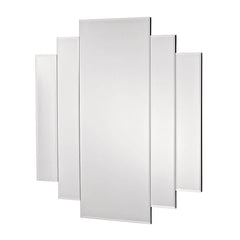 Dar Odeon Rectangle Stepped Mirror - Cusack Lighting