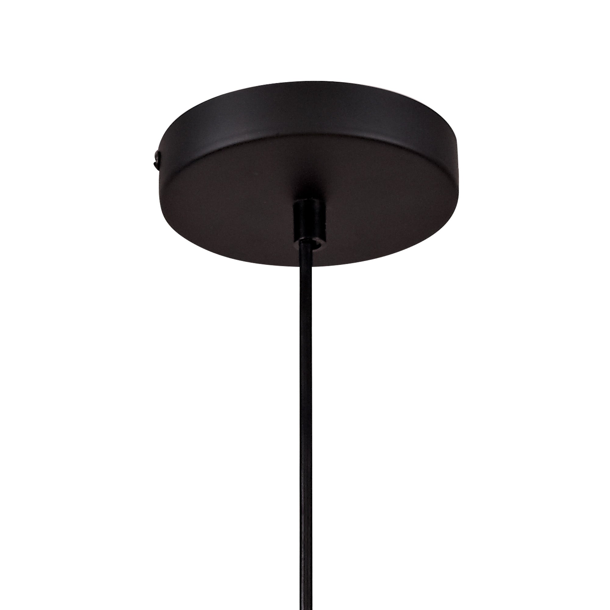 Odyssey 1 Light Pendant E27 With 35cm Tiffany Shade, Various Finishes & Clear Crystal & Black