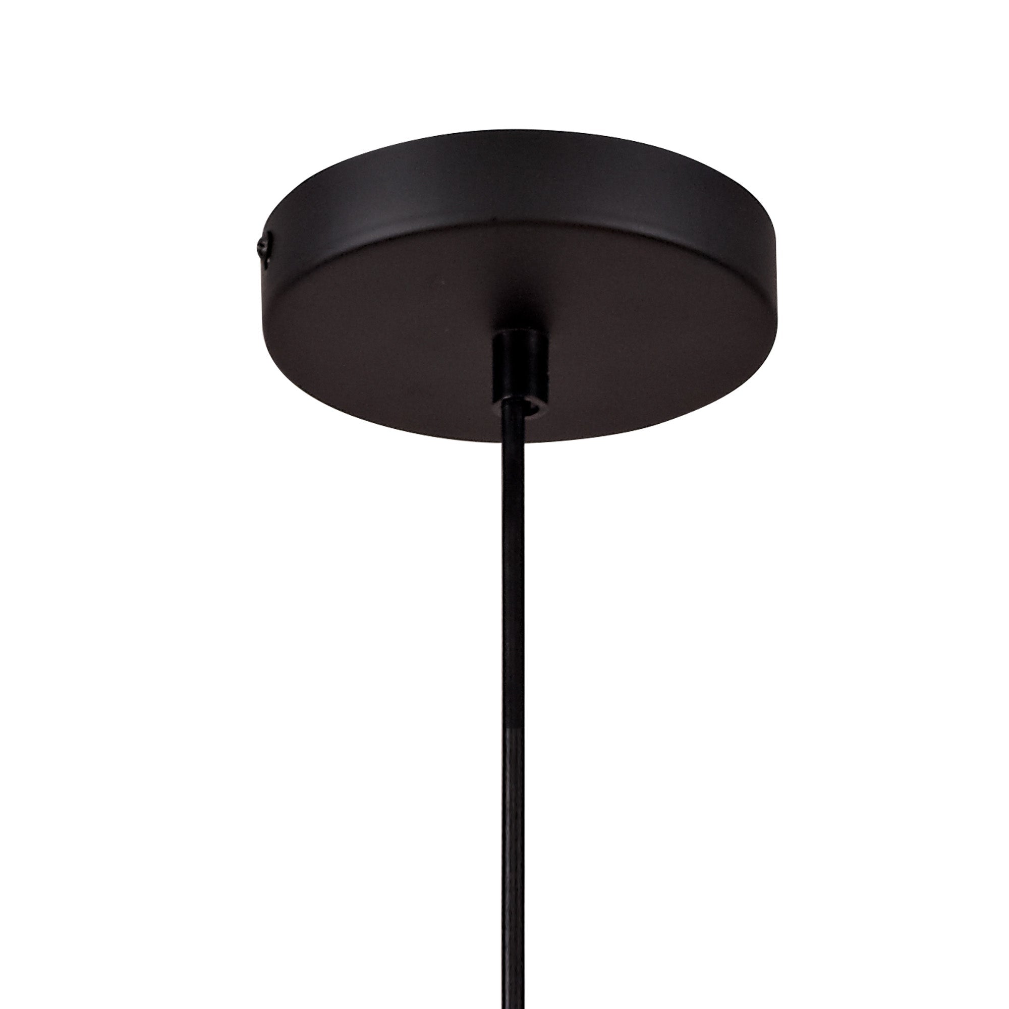 Odyssey 1 Light Pendant E27 With 35cm Tiffany Shade, Various Finishes & Clear Crystal & Black