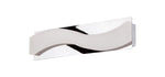 Ola Wall Lamp 5W LED Small Wave 3000K IP44, 450lm, Polished Chrome/Frosted Acrylic, 3yrs Warranty