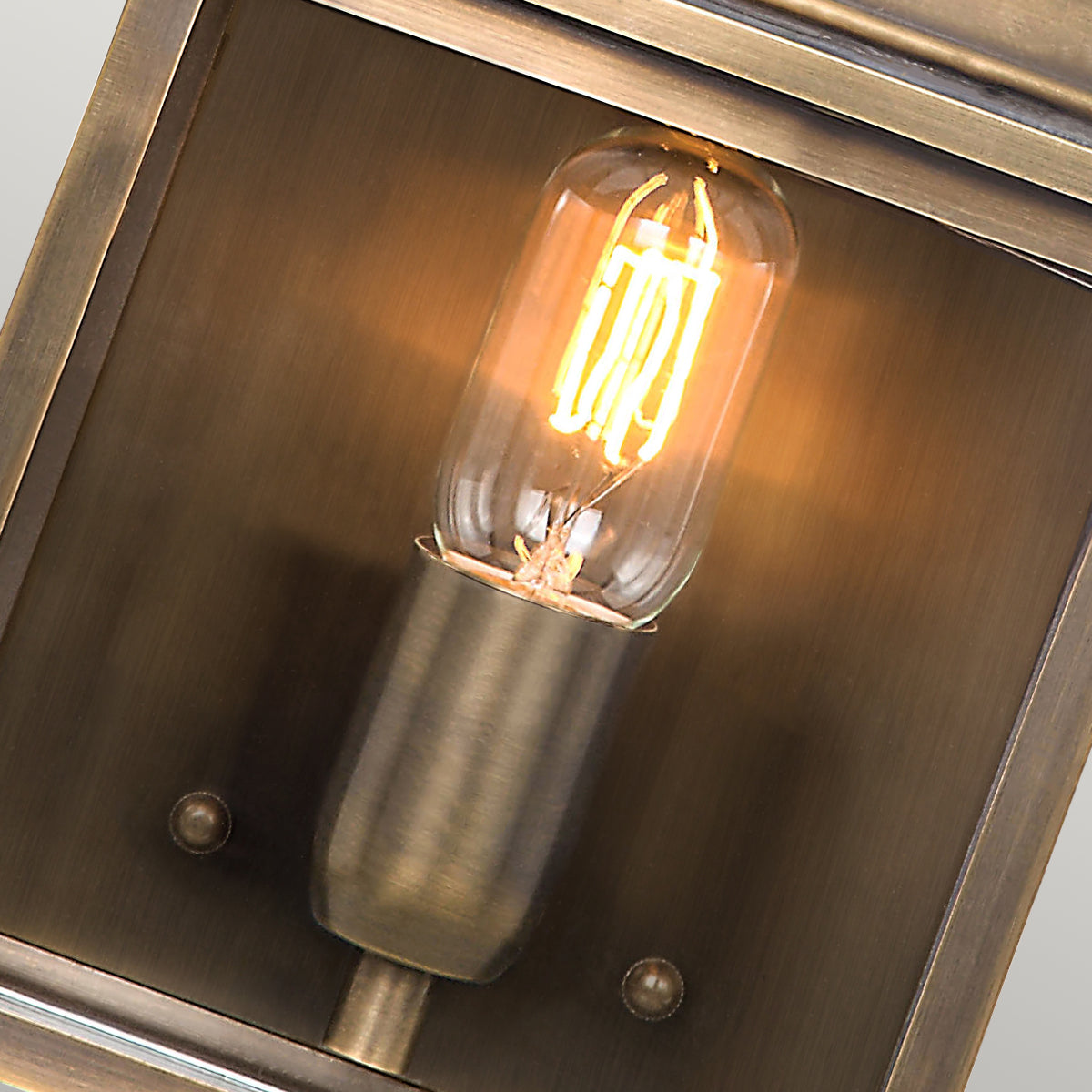 Old Bailey Medium Wall Lantern - Aged Brass Finish