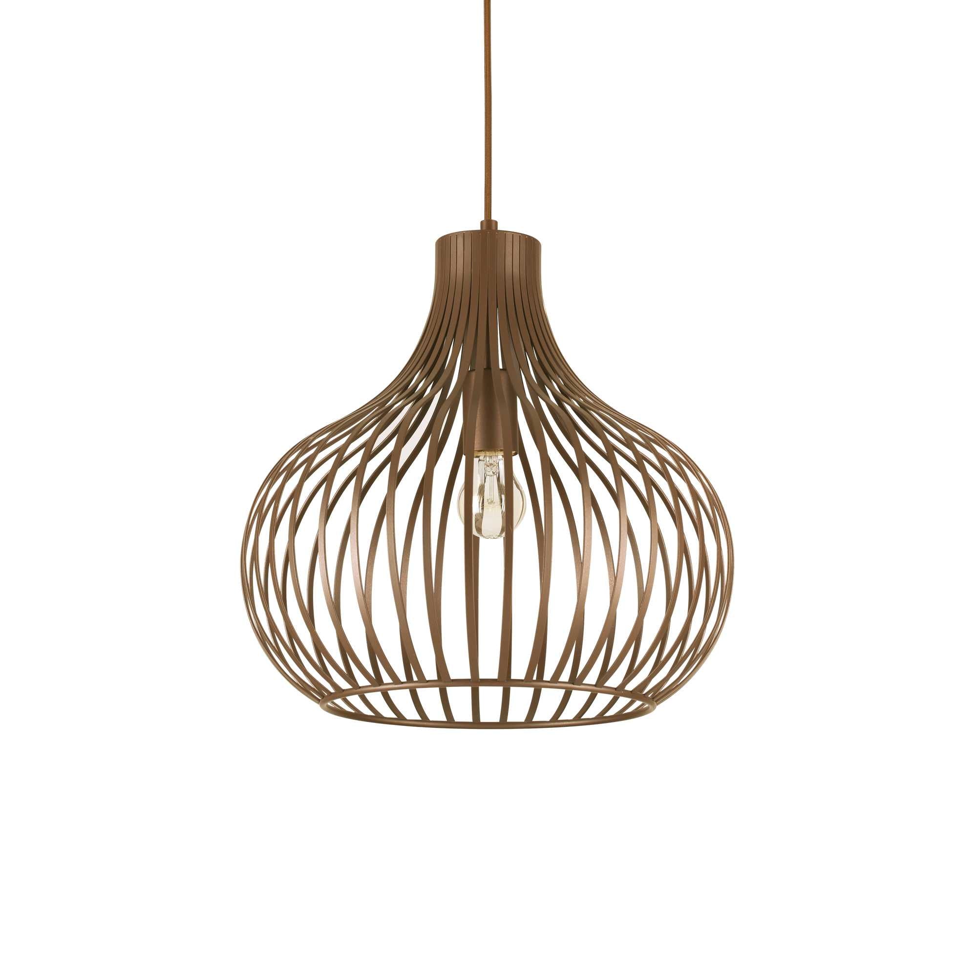 Onion Pendant Fitting - Coffee Finish - Cusack Lighting