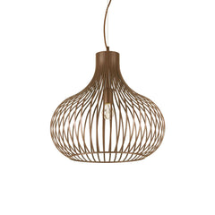 Onion Pendant Fitting - Coffee Finish - Cusack Lighting