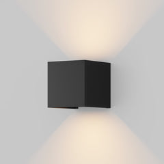 Fulton LED Up/Down Outdoor Wall Light- Black/ White Finishes