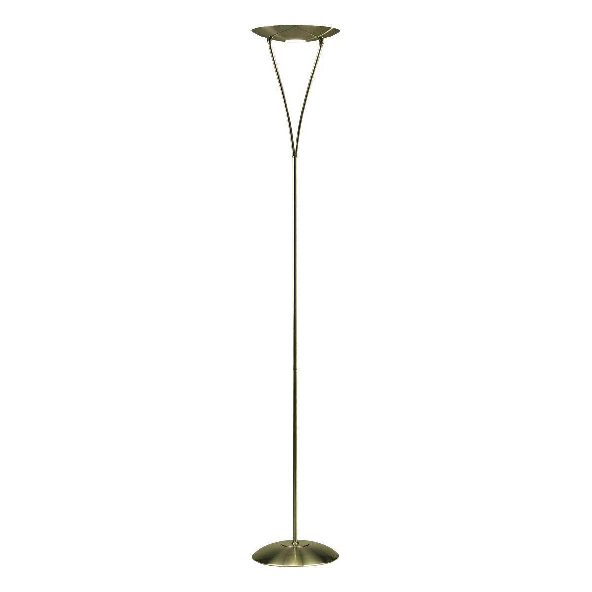 Dar Opus Floor Lamp Antique Brass - Cusack Lighting