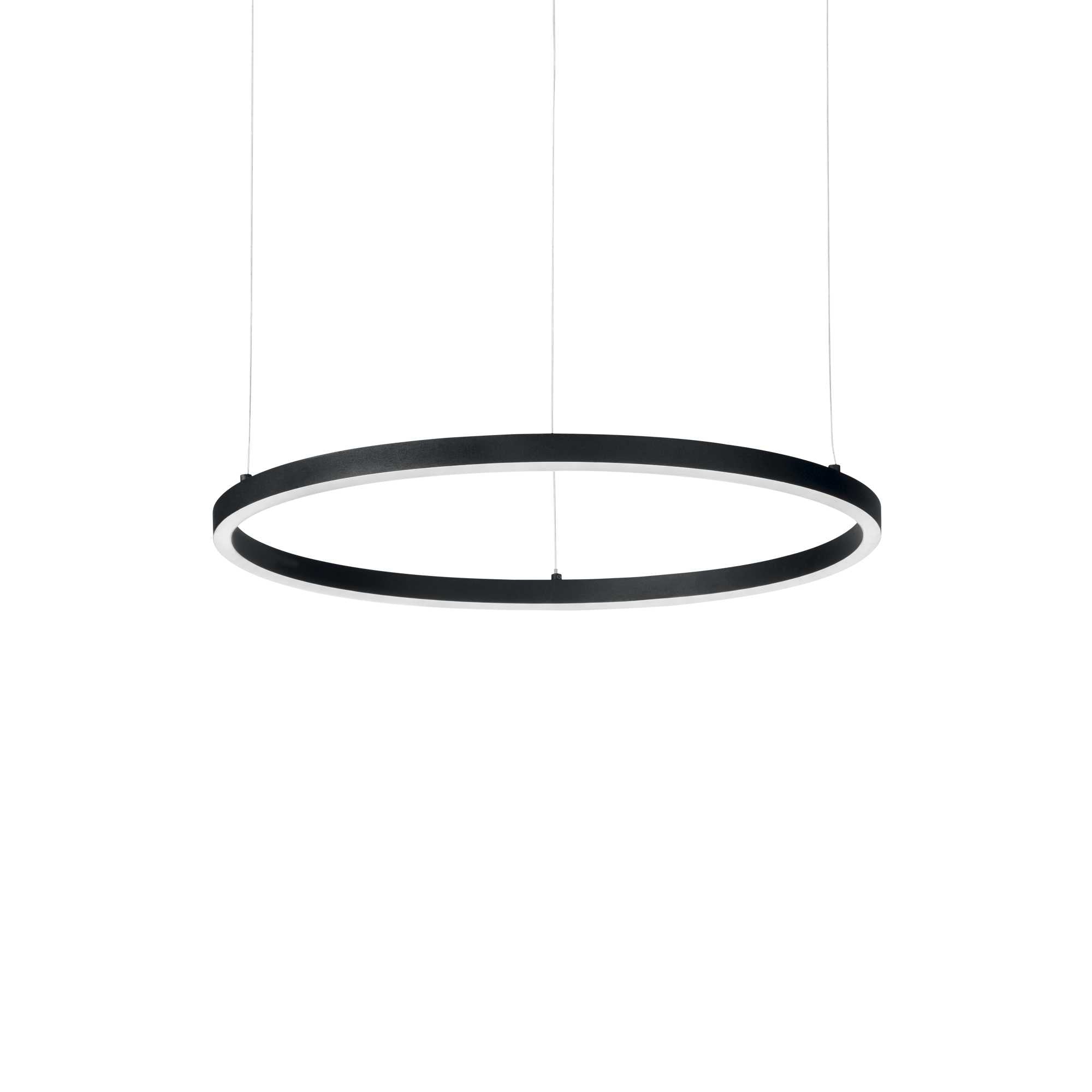 Oracle Centre Ceiling Light - White/Black Finish - Cusack Lighting