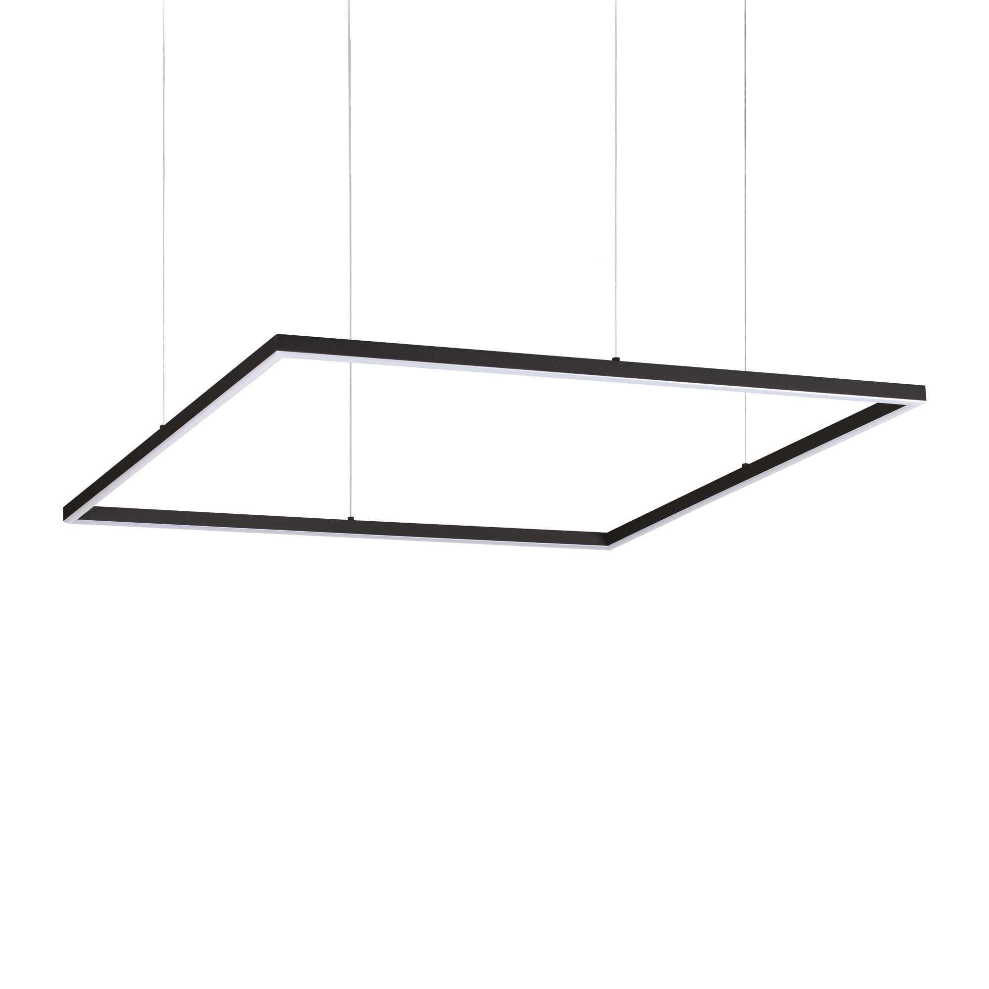 Oracle Centre Ceiling Light - White/Black Finish - Cusack Lighting
