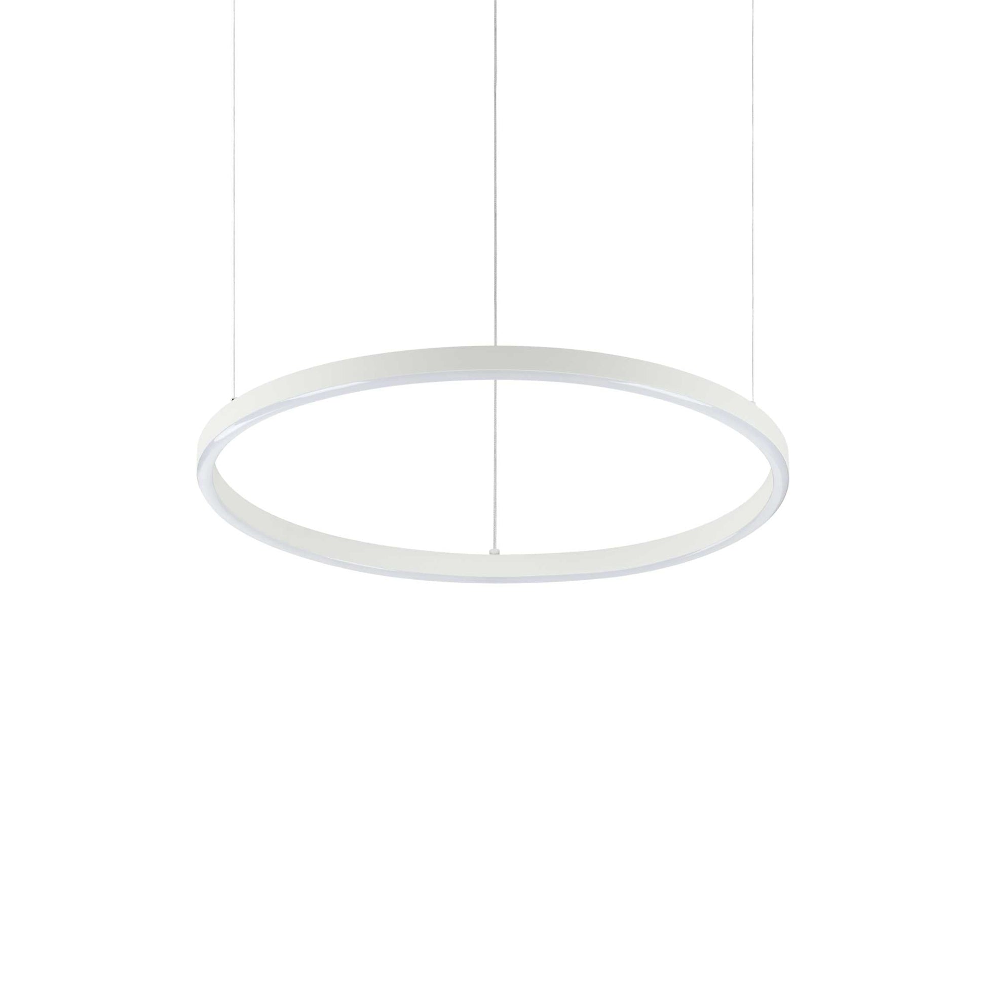 Oracle Centre Ceiling Light - White/Black Finish - Cusack Lighting