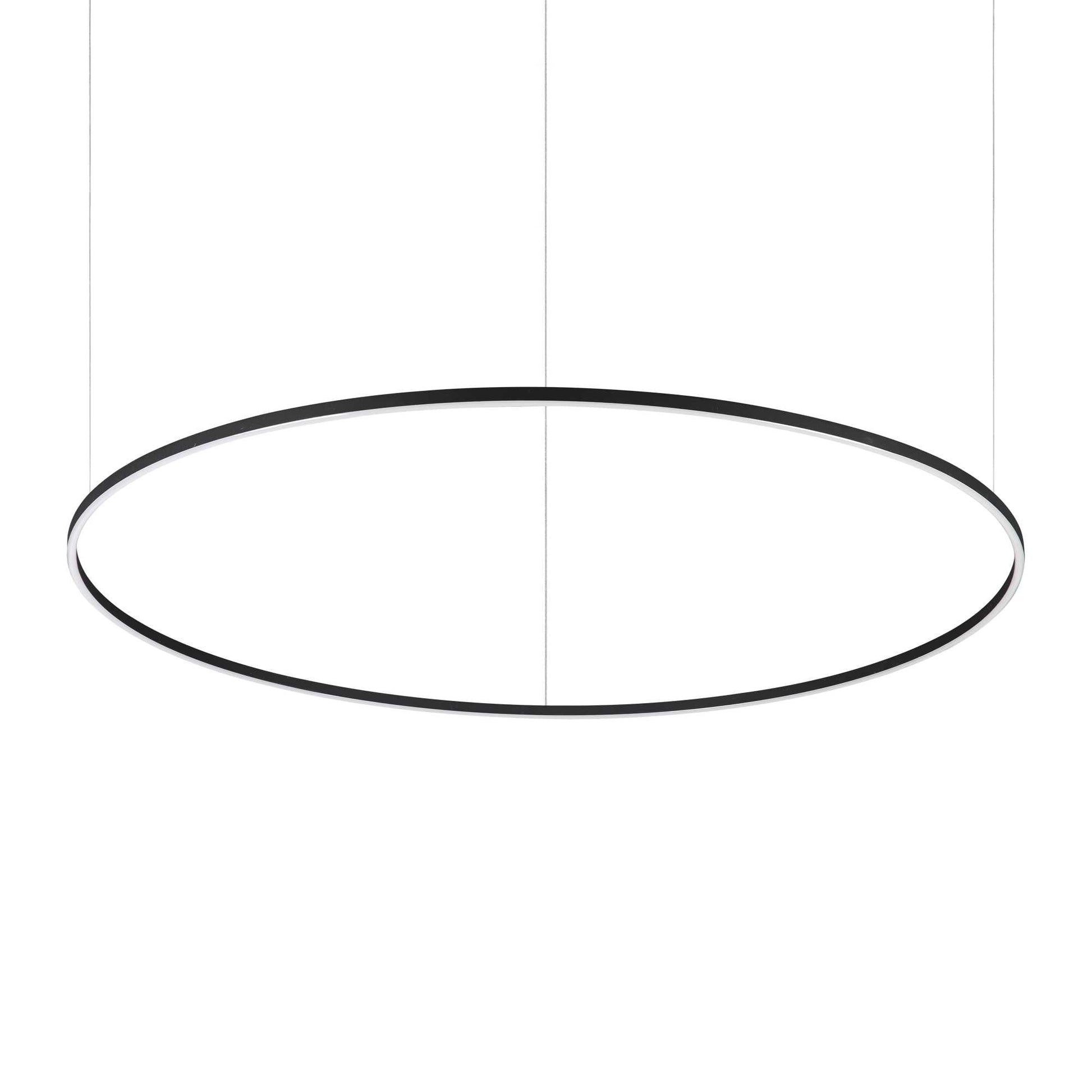 Oracle Centre Ceiling Light - White/Black Finish - Cusack Lighting