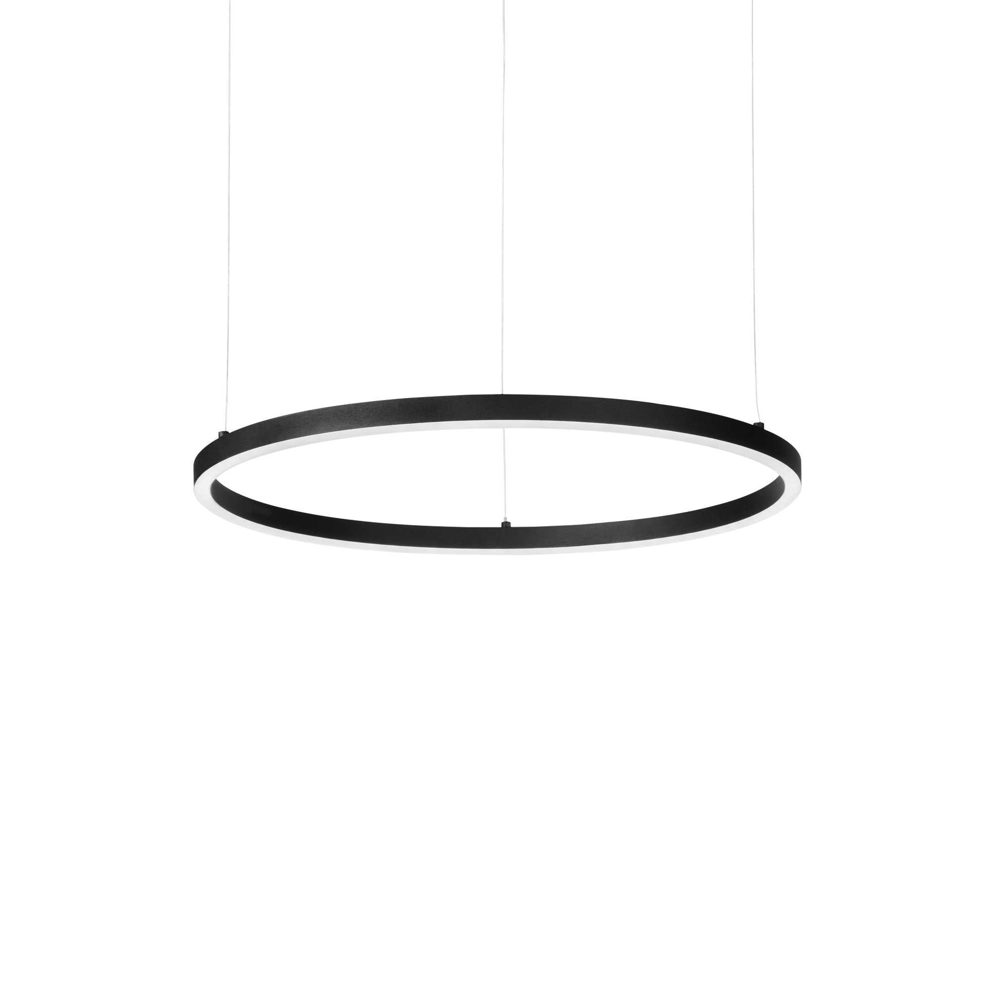 Oracle Centre Ceiling Light - White/Black Finish - Cusack Lighting