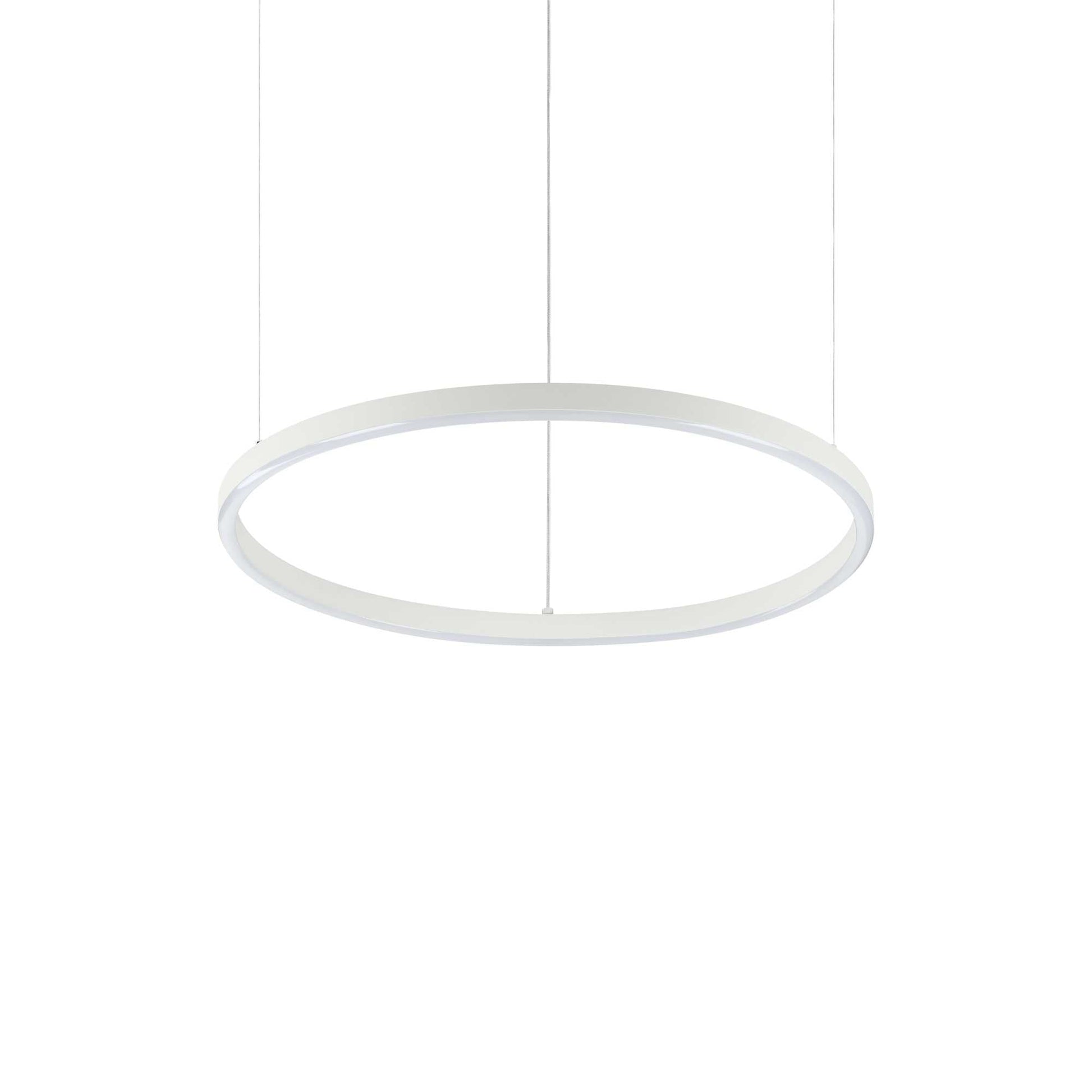Oracle Centre Ceiling Light - White/Black Finish - Cusack Lighting