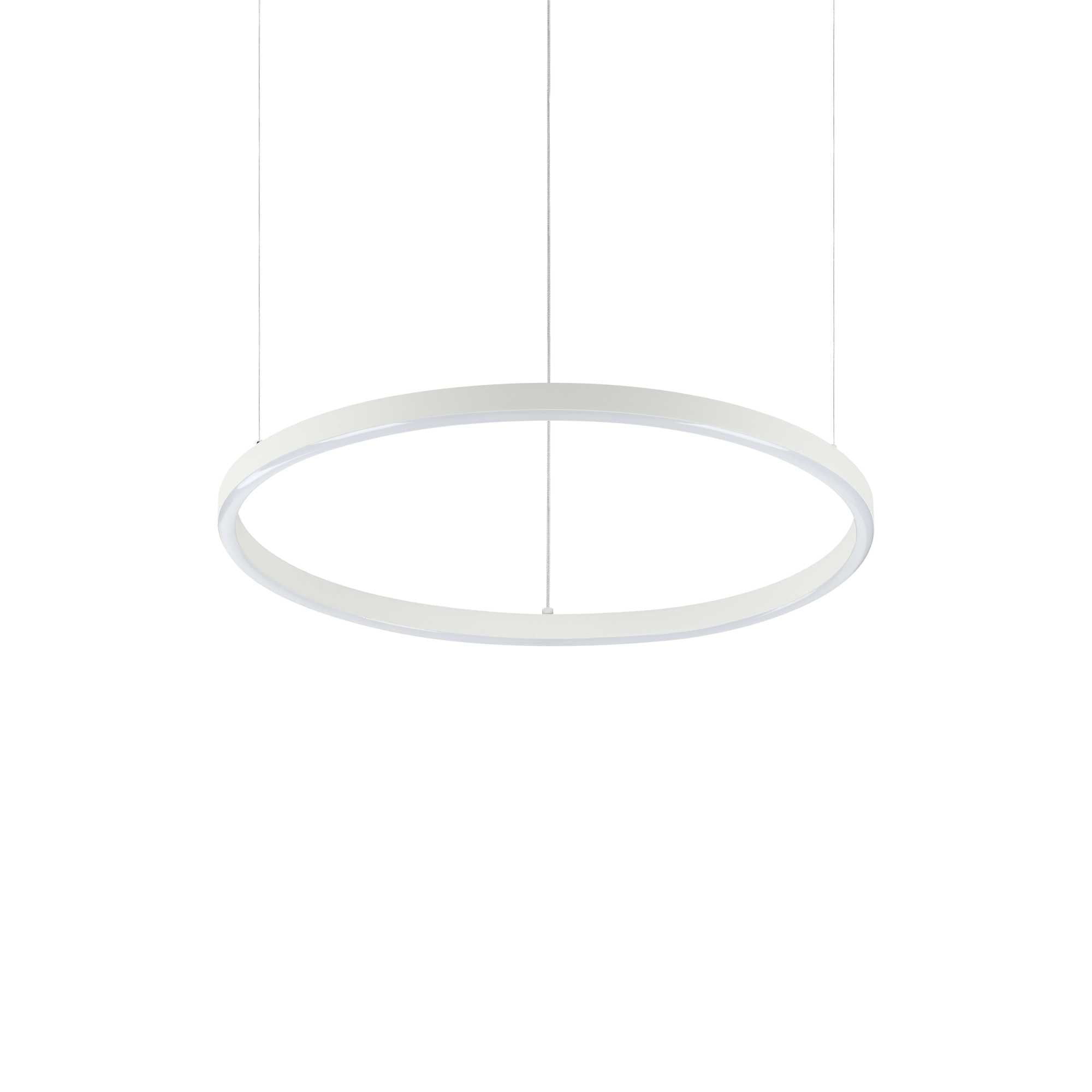 Oracle Centre Ceiling Light - White/Black Finish - Cusack Lighting