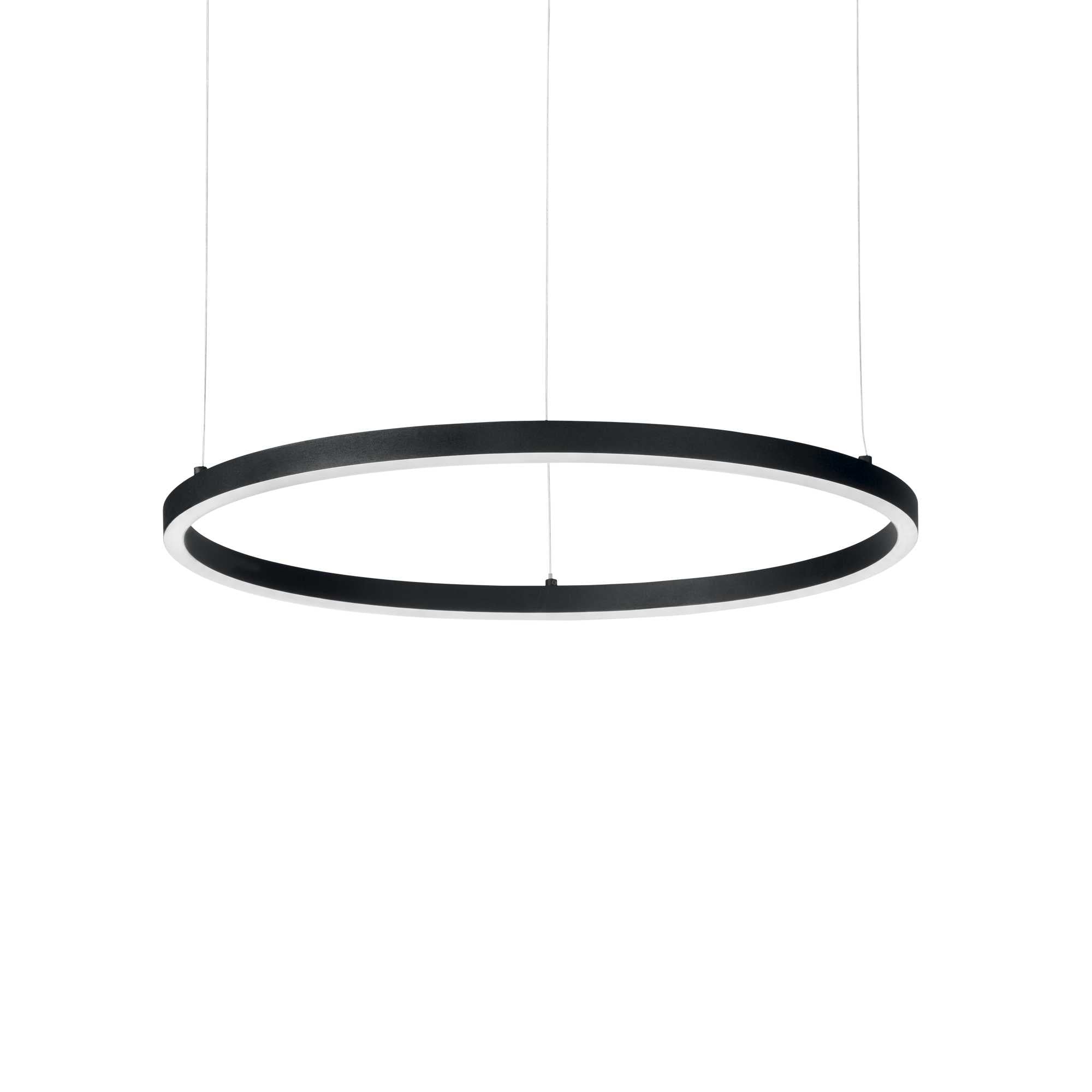 Oracle Centre Ceiling Light - White/Black Finish - Cusack Lighting