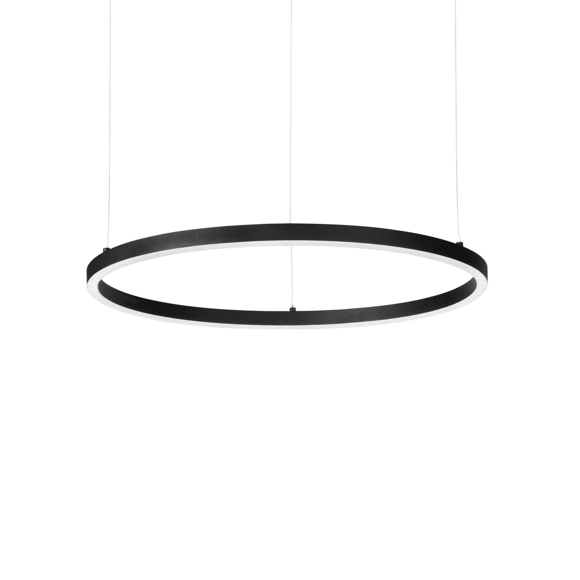 Oracle Centre Ceiling Light - White/Black Finish - Cusack Lighting