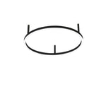 Oracle Flush Light Fitting - White/Black Finish - Cusack Lighting