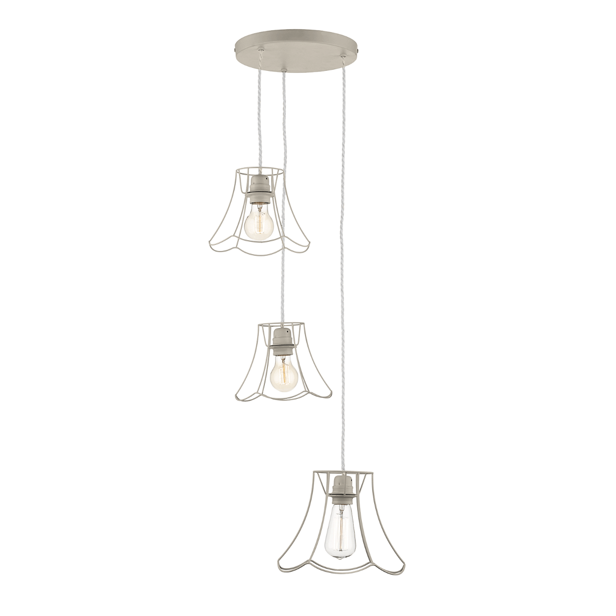 OREGON 3 light pendant bespoke/Bronze finish E27