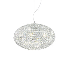 Orion 6Lt Pendant Light - Crystal Finish - Cusack Lighting