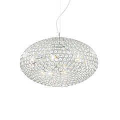 Orion 6Lt Pendant Light - Crystal Finish - Cusack Lighting