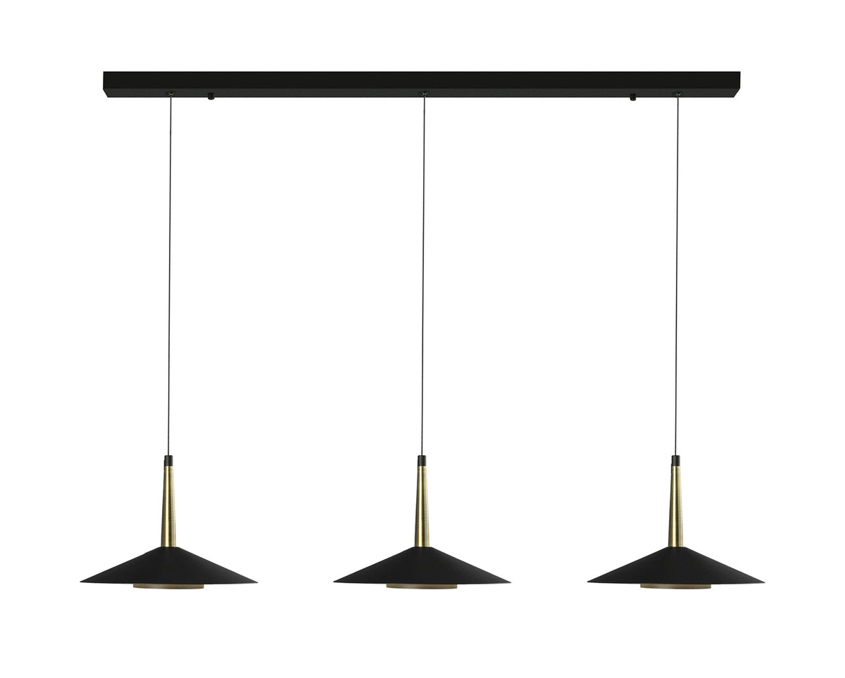 Orion 3Lt Linear Pendant 24w LED