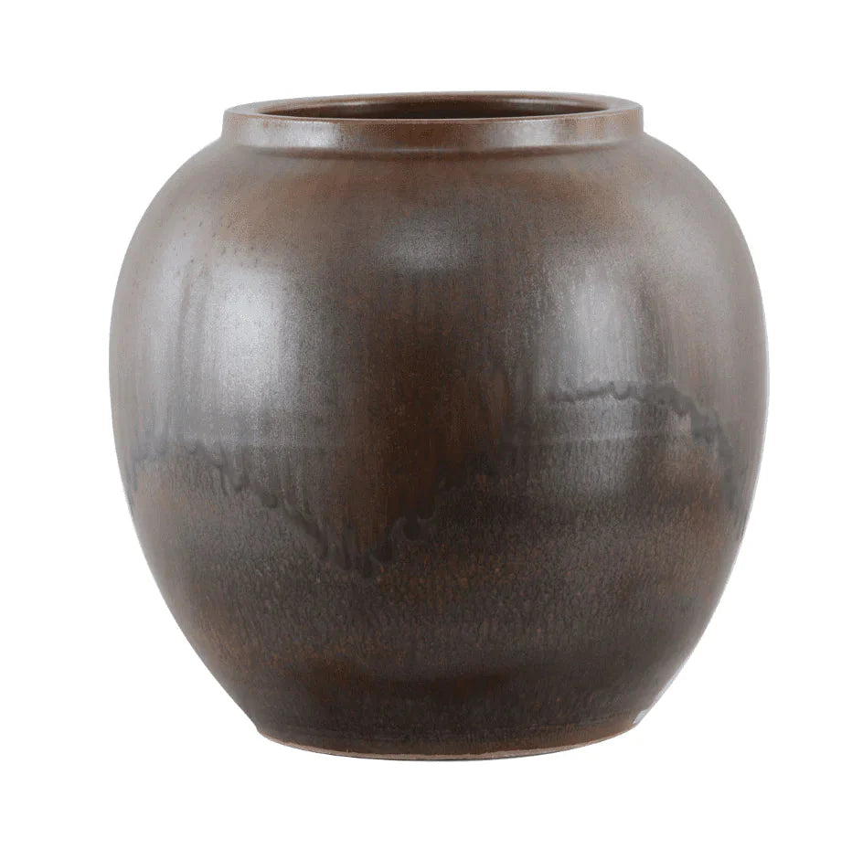 Orna Small/Large Vase - Dark Brown Finish