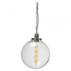 Otra Black Brushed Chrome 1Lt Pendant BLACK FRIDAY