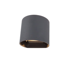 Ottawa Up/Down Outdoor Wall Light IP54 - Anthracite/White