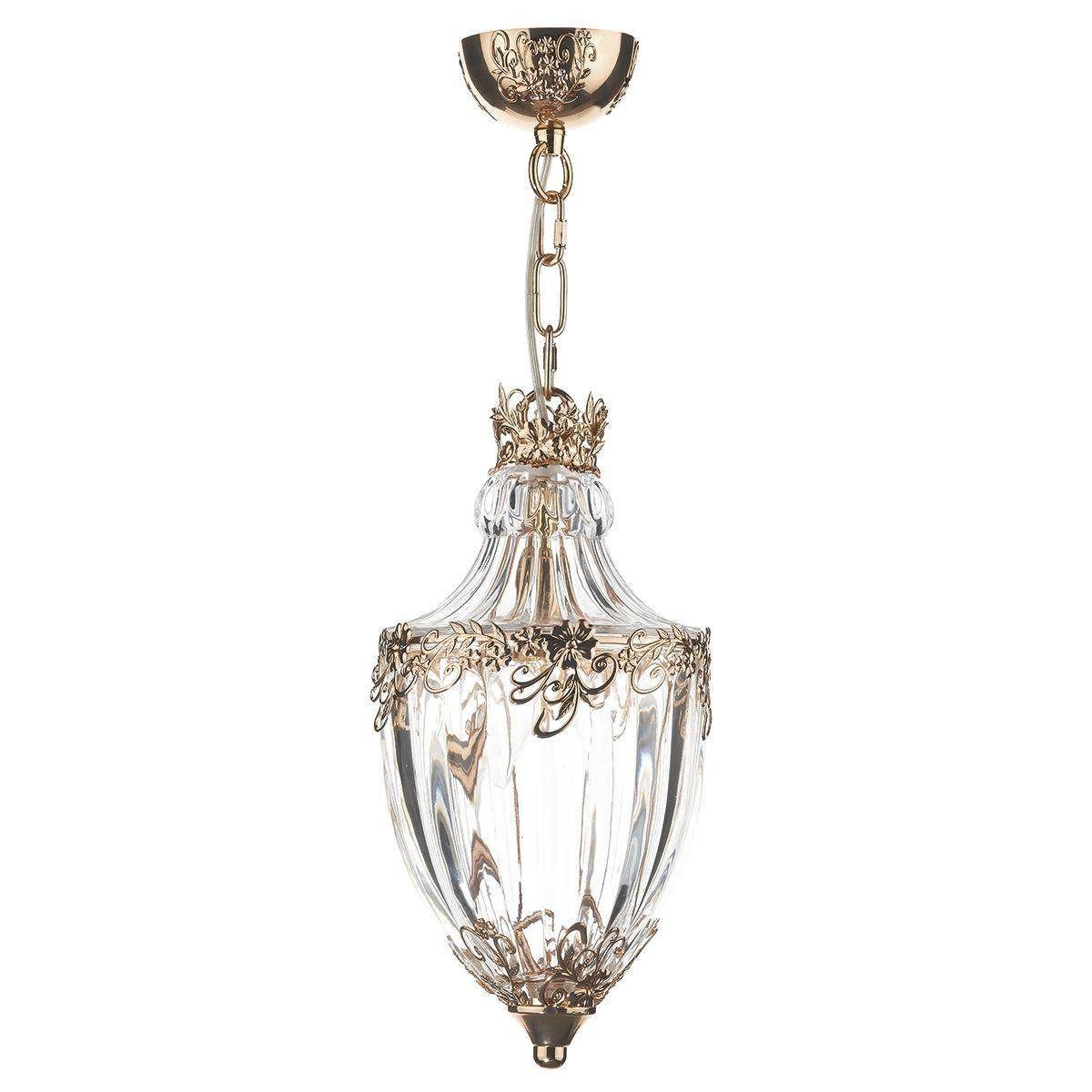 Dar Ottoman 1 Light Pendant - French Gold - Cusack Lighting