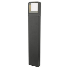 Outdoor Post with Square Light Anthracite IP65 LED - Cusack Lighting