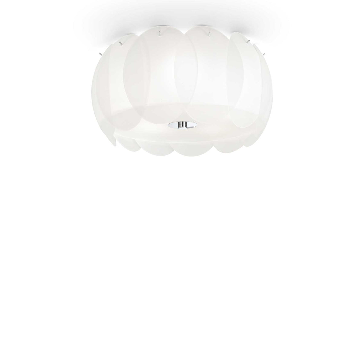Ovalino Flush Light Fitting - White Finish - Cusack Lighting