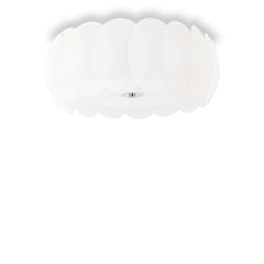 Ovalino Flush Light Fitting - White Finish - Cusack Lighting