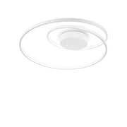 Oz Flush Light Fitting - Black/Brass/White Finish - Cusack Lighting