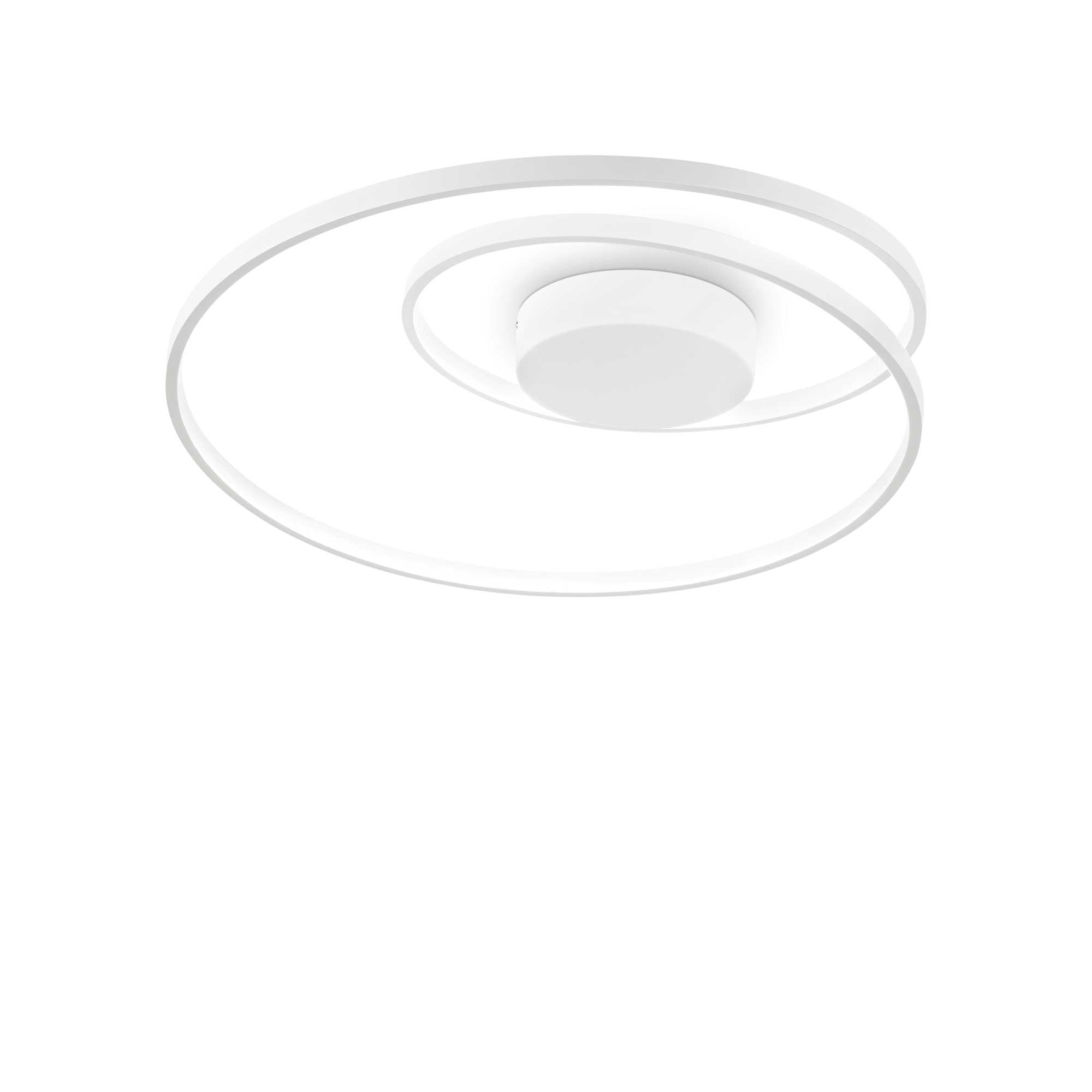 Oz Flush Light Fitting - Black/Brass/White Finish - Cusack Lighting