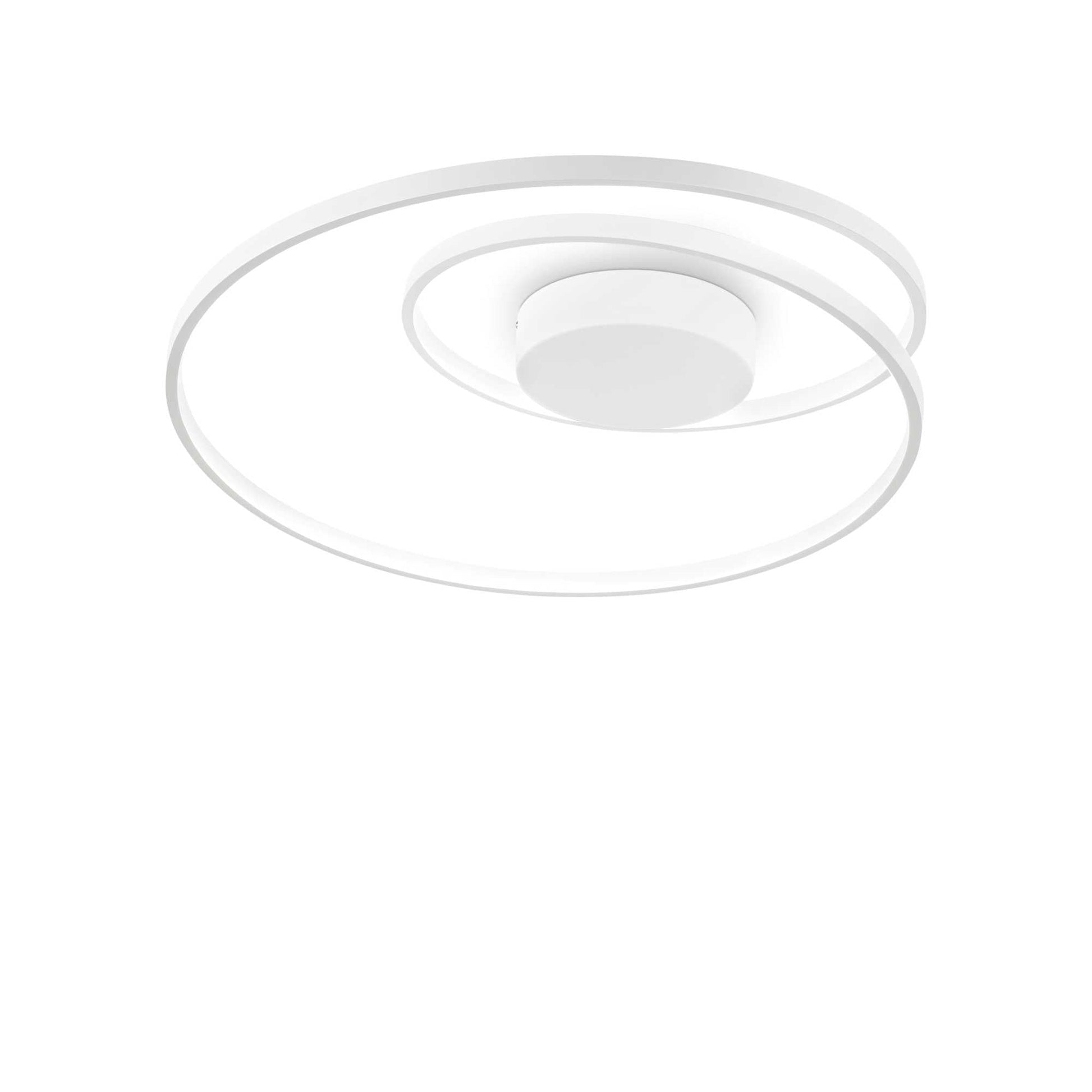 Oz Flush Light Fitting - Black/Brass/White Finish - Cusack Lighting
