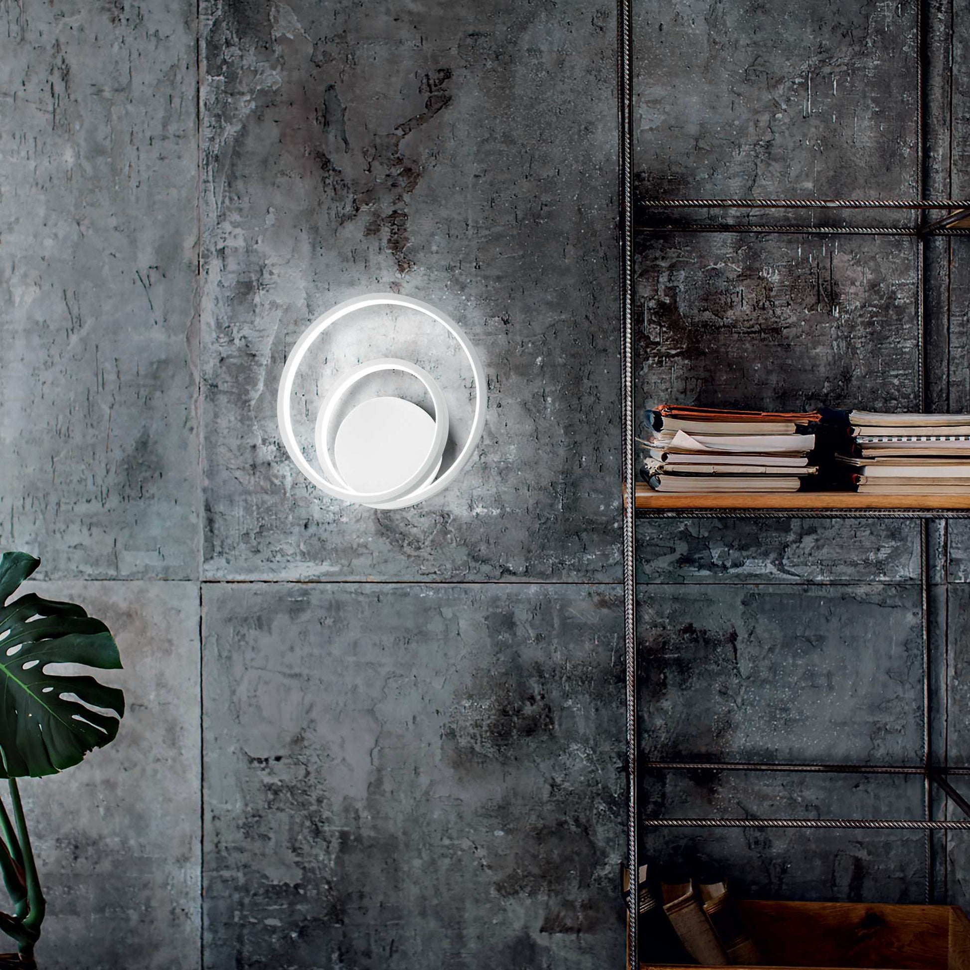Oz Wall Light Fitting - White/Black/Brass Finish - Cusack Lighting