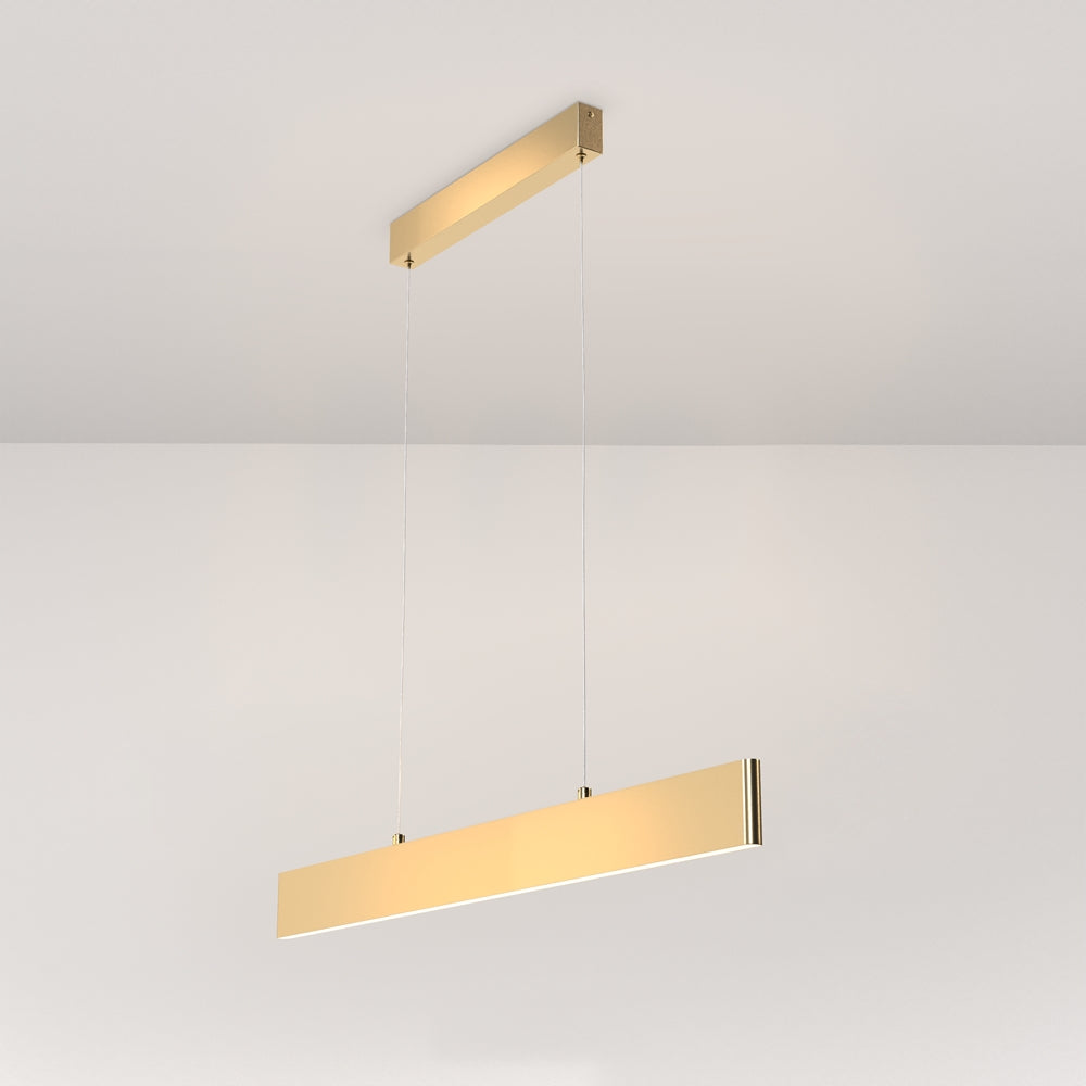 Step LED Linear Pendant Light- Gold/ White/ Black Finishes