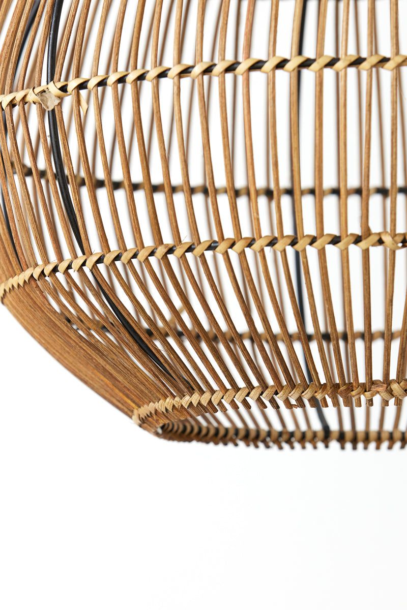 Hanging lamp Ø40x41,5 cm PACINO rattan dark brown