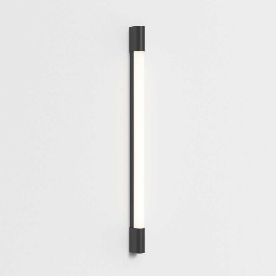 Palermo 600/ 900 LED Bathroom Light IP44 - Matt Black, Polished Chrome