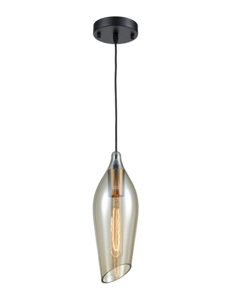 Panther Pendant Ceiling Light - Black with Various Colours