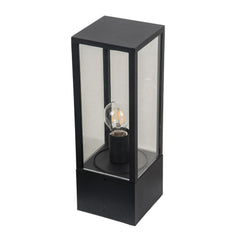 Parker IP44 Black Bollard Light - Small and Large