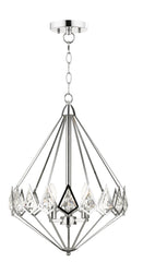 Paragon Crystal Pendant 1 & 3 Light Polished Chrome
