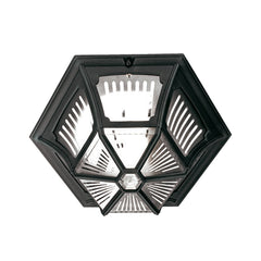 Parish Ceiling Flush Lantern– Black Finish