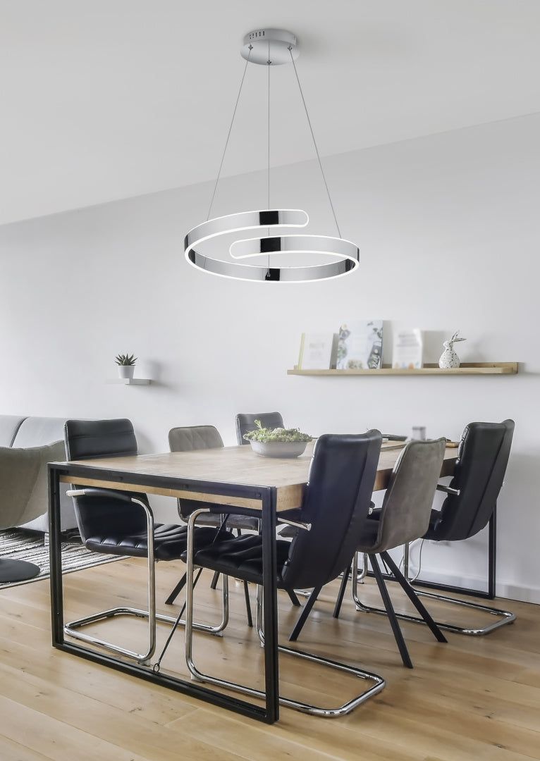 Parma LED Hanging Light - Chrome Finish